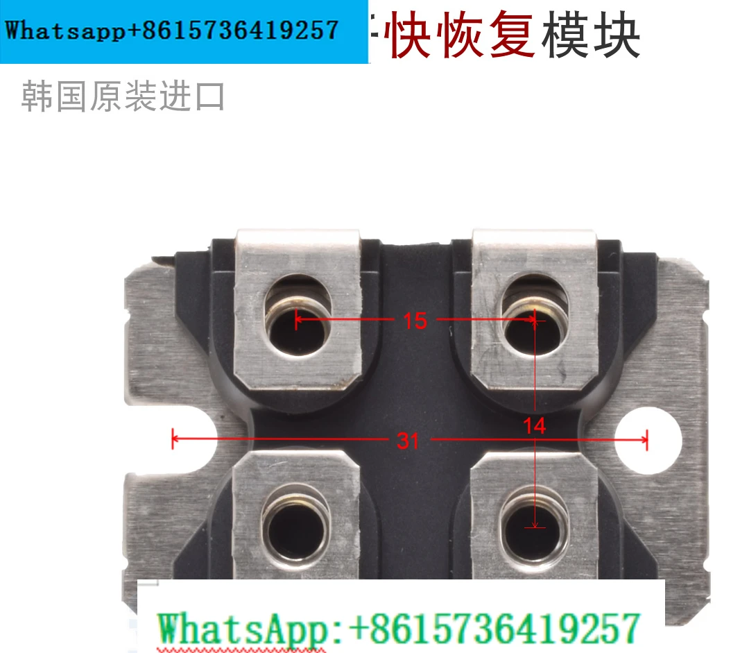 

EcoSemitek EST100BN60SN plasma fast recovery module, 2 sets of 100A rectifier diodes