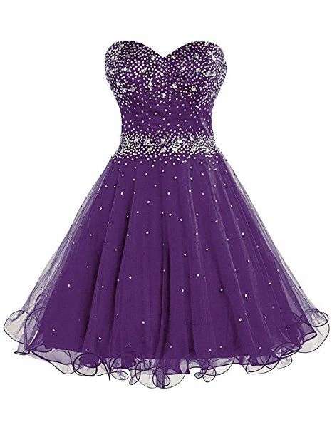 

ANGELSBRIDEP Custom Colored Homecoming Dresses Vestidos de festa Sparkly Crystal Beading A Line Formal Graduation Party Gown NEW