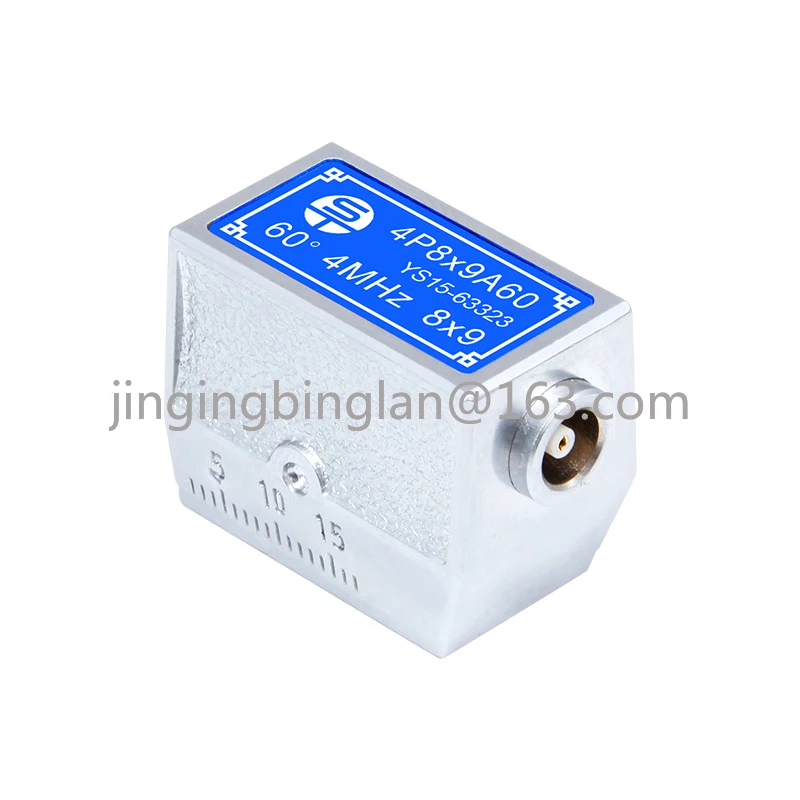 

Аксессуары NDT UT Ультразвуковой преобразователь 8*9 мм Зонд углового луча с частотой 4 МГц