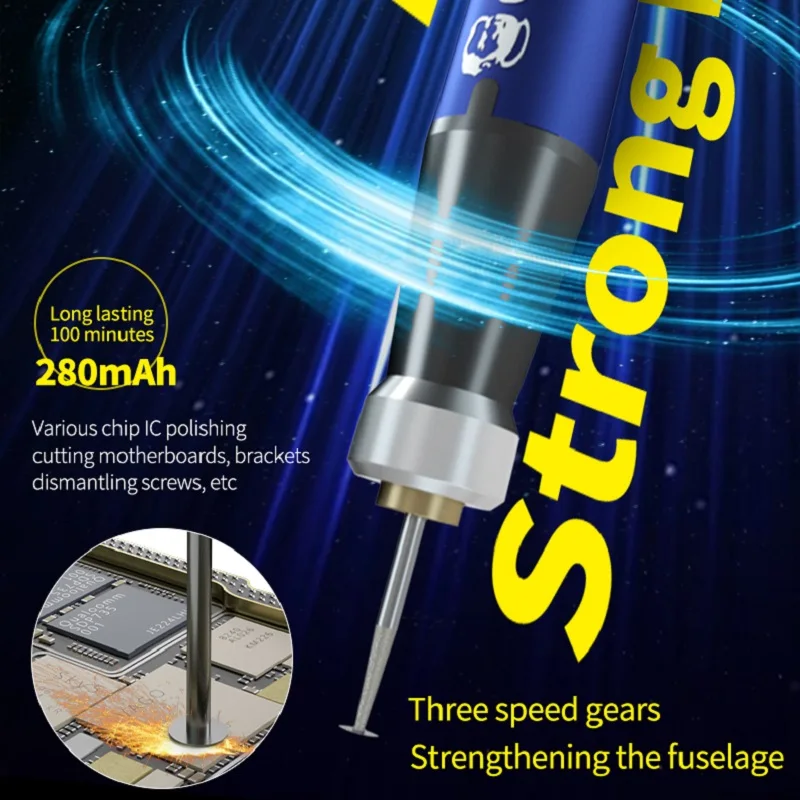 MECHANIC GDR2 Multifunctional Polishing Pen for Mobile Phone Repair Electric IC Chip CPU Drilling Cutting Engraving Polisher