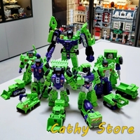 New Blokees Devastator Transformers Starry Edition Vol.1 2 3 Devastator Mini Pocket Optimus Prime Blind Box Mystery Box Toy Gift
