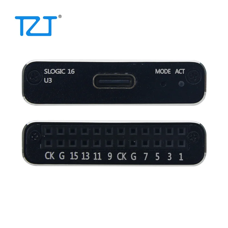 Комплект TZT Sipeed SLogic16U3 Basic/SLogic16U3 Advanced: миниатюрный 16-канальный высокоскоростной логический анализатор USB3.0 с частотой дискретизации 800 МГц