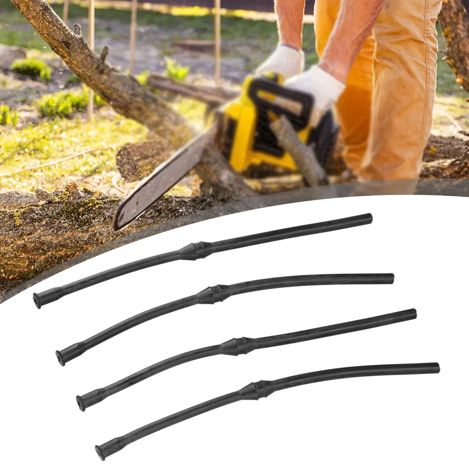4 pezzi motosega tubo flessibile tubo carburante tubo flessibile tubo flessibile di ricambio per-Husqvarna 61 66 162 181 266 268 272 281 288 attrezzo da giardino