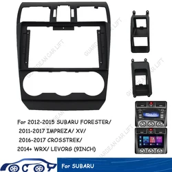 For SUBARU FORESTER IMPREZA XV CROSSTREK WRX LEVORG 2013+ Stereo DVD Player Panel Dash Mount kit Frame 9 Inch Radio Fascia fit