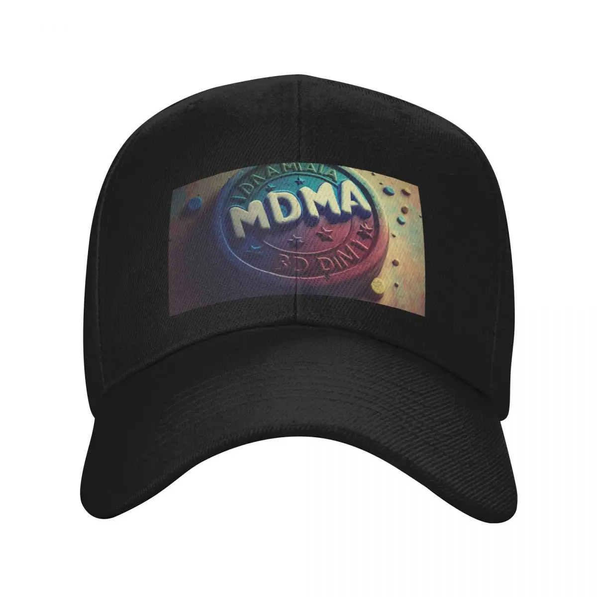 MDMA Digital Art Baseball Cap Custom Cap Kids Hat New Hat Trucker Hat Golf Wear Men Women's