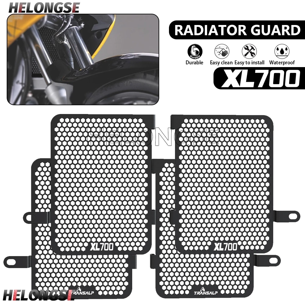 

FOR Honda XL700V XL 700 V TRANSALP XL 750V Transalp 2008- 2021 2022 Motorcycle Oil Cooler Cover Radiator Guard Cover Protector