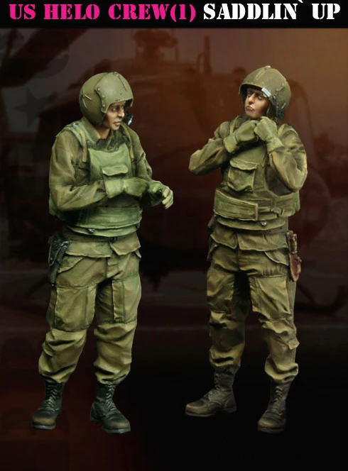 

1:35 Scale Die-cast Resin Model Resin Modern Warfare 2 People White Model Free Shipping