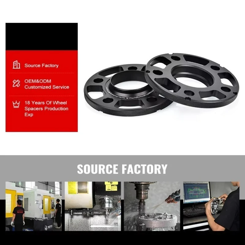 Forged Wheel Spacers for BMW Mercedes Audi VW 5x112 5x120 CB66.5 57.1 Hubcentric Custom OEM Factory Aluminum Hub Adapters