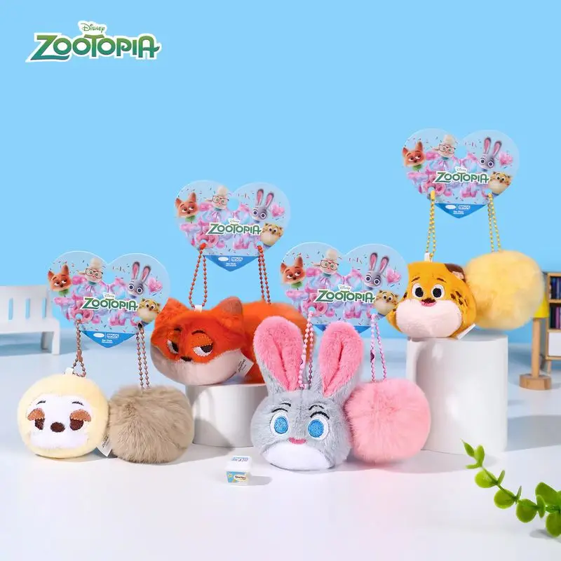 حار فيلم Zootopia لطيف الحيوانات المحشوة أفخم جودي هوبس أرنب نيك وايلد الثعلب الكسل Benjamin دمية لعبة المفاتيح زوجين حقيبة #2