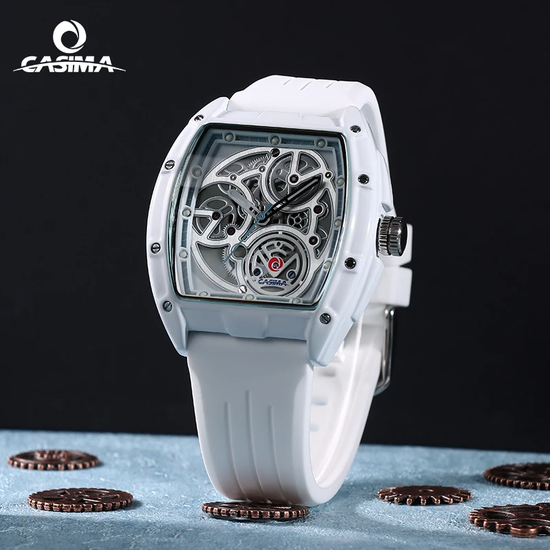 CASIMA Couple Watches Sports Watch, Quartz Movement, Students Watch Jelly Watch Waterproof, Model CS2163-1046