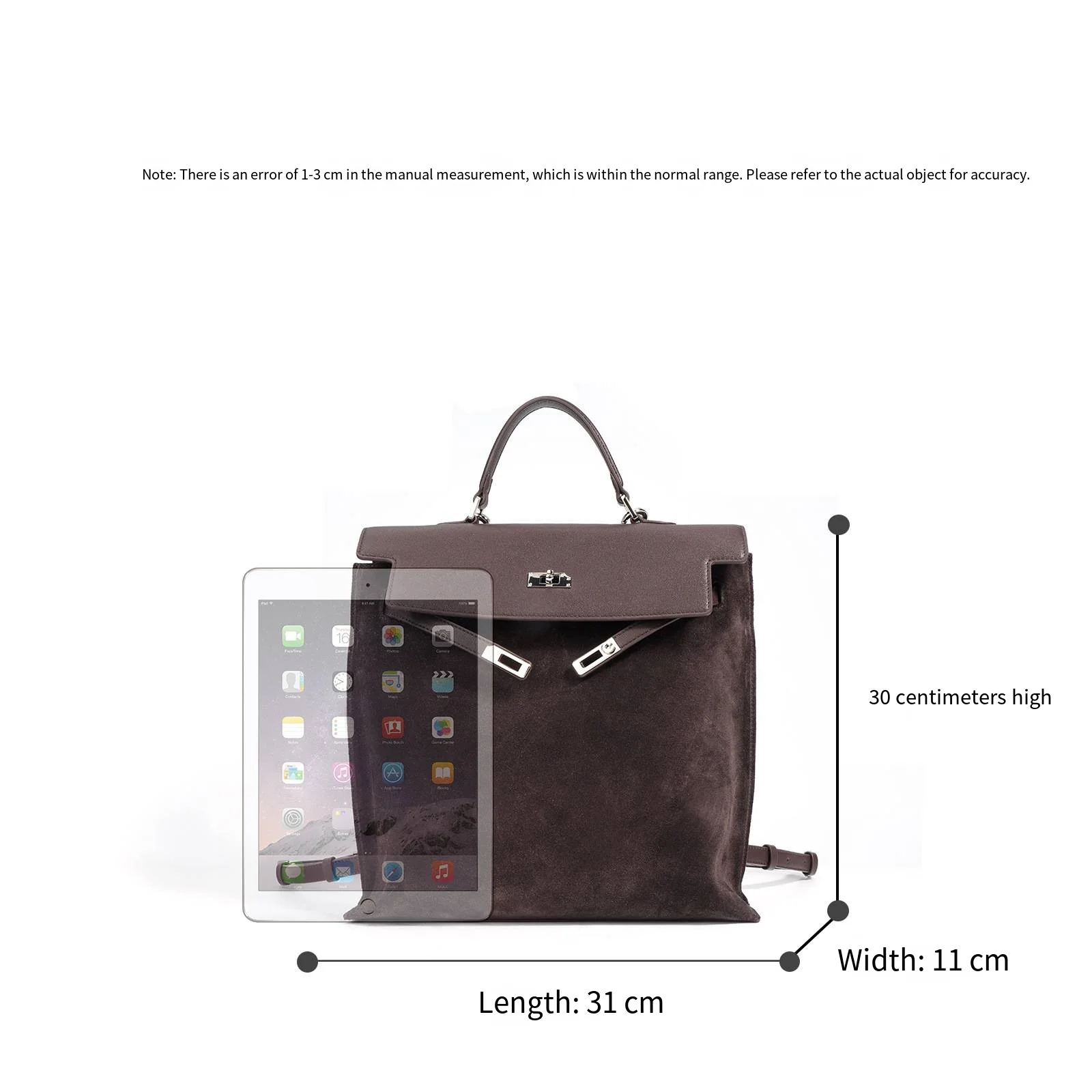 Autumn Winter Luxury Women's Leather Backpack With High-End Korean Style Two Large Capacity Cotton Handbag Logo Pattern Tote Bag