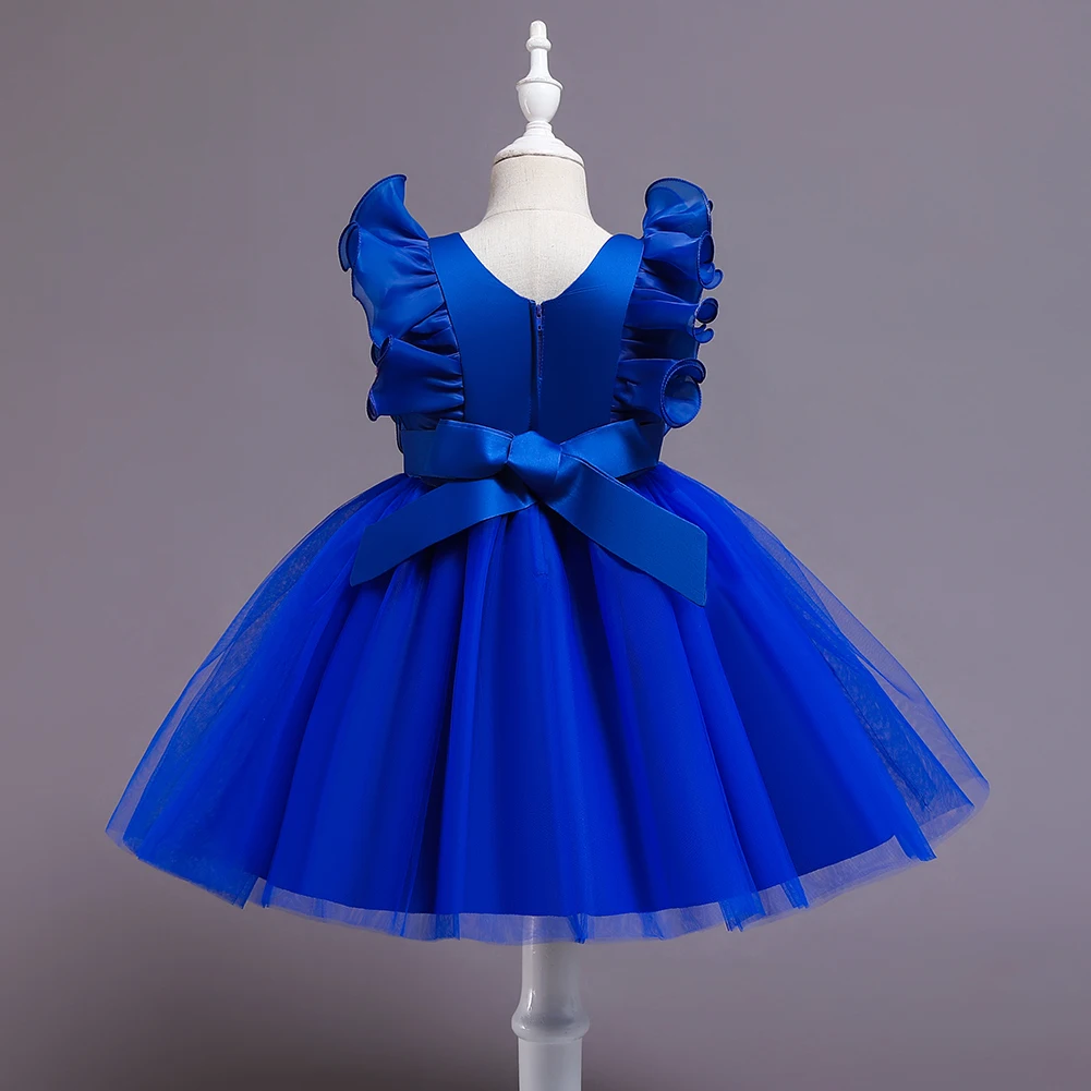 

Sleeveless Children's Princess Dress Girl's Sequin Flower Show Dress Flower Girl Puffy Dress for girls aged 2 to 10 Year ​