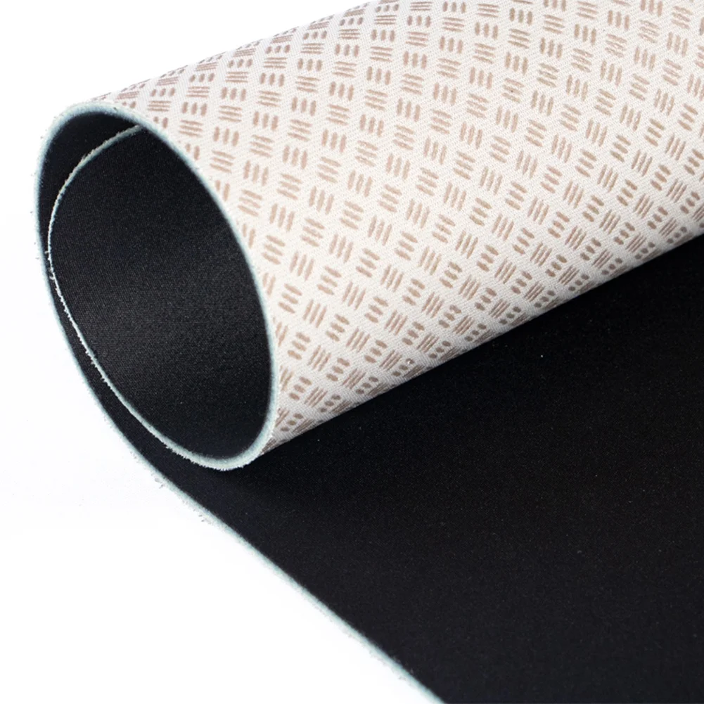 حصيرة آلة تمرين الساق القطع الناقص A71P، حصيرة تمرين غير قابلة للانزلاق لحاضية تحت المكتب، تمرين دواسة القدم الكهربائية للجلوس