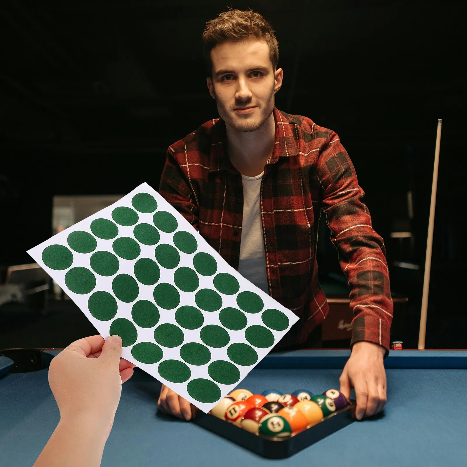 

Набор наклеек для ремонта бильярдного стола: заплатки для фетра с прочным клеевым слоем для улучшения устойчивости кия и визуальной стабильности