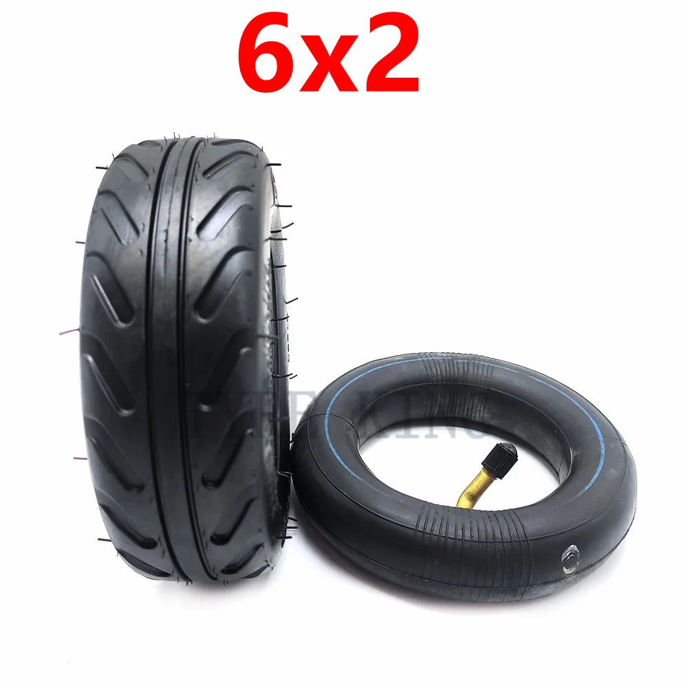 6x2 Tyre 6 Inch Inner and Outer Tyre 6*2 Solid Filled Wheel Tire or Pneumatic Wheel Tire for F0 Mini Electric Scooter Parts