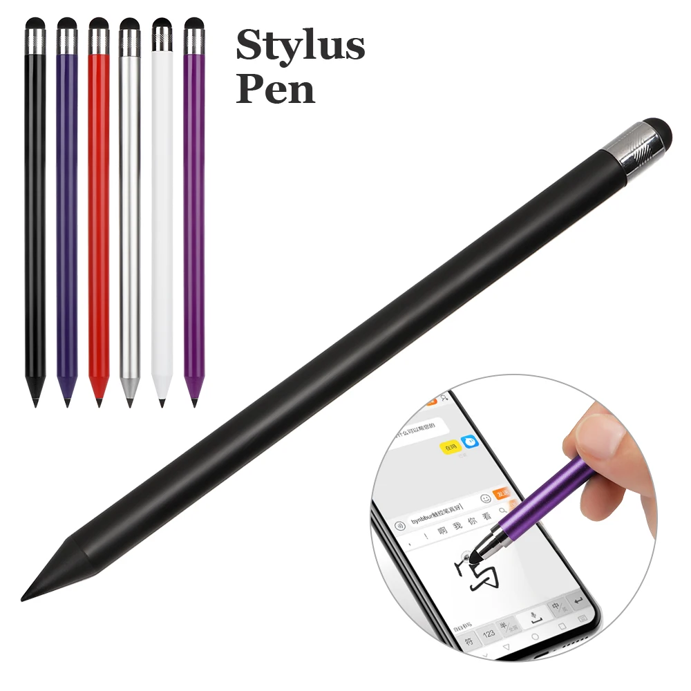 2 in 1 Stylus Pen Capacitive Pen Drawing Tablet Capacitive Screen Caneta Touch Pen Smart Pencil Accessories