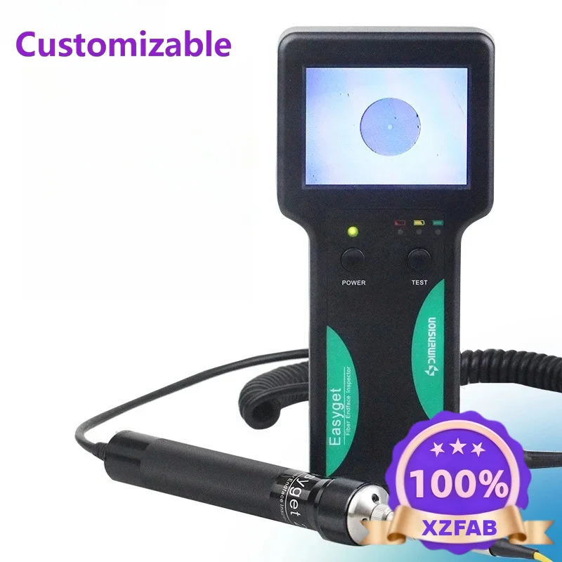 Factory Direct 2026 Optical fiber end face detector Handheld ceramic ferrule flange magnifying glass