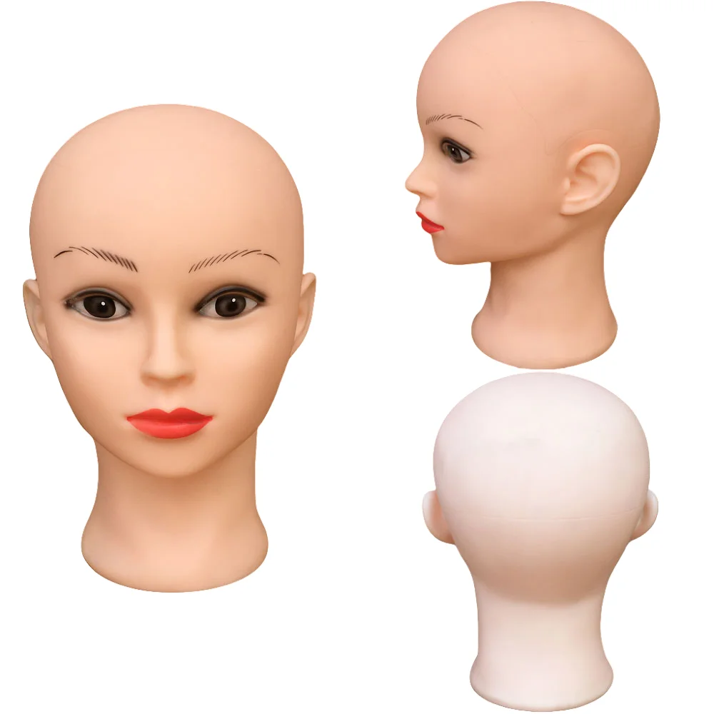 3 type Mannequin Head Wig Stand Holder For Wigs Making Display Cosmetology Manikin Training Head