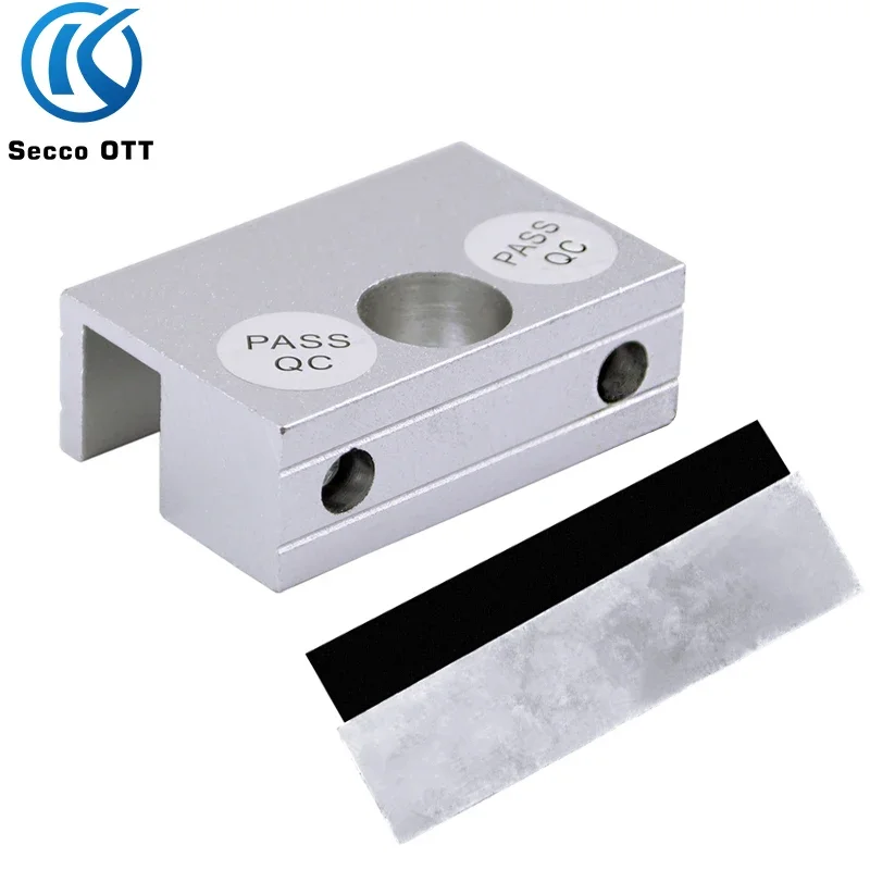 Glass Door Electric Mortise Lock Aluminum Alloy Special Door Clip Bracket, Access Control Lock Electric Lock Supporting Bracket