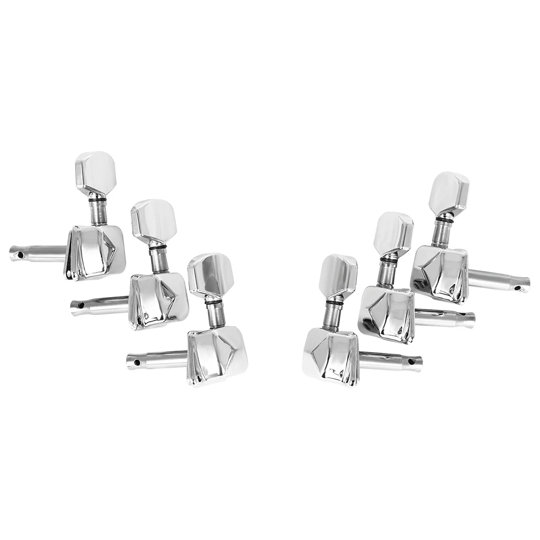 Akustische Gitarre String Tuning Pegs 6Pcs 3L3R Große Quadratische Versiegelte String Tuning Pegs Tuning Tasten Mechaniken Mechaniken Gitarre Teile