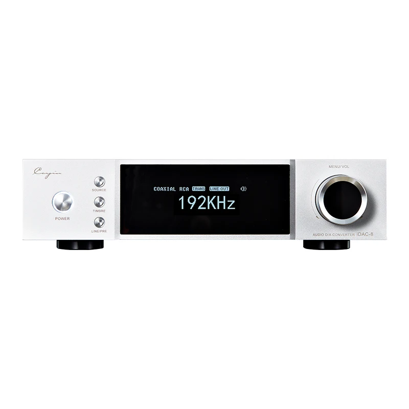 Cayin iDAC-8 Tube DAC dimensioni compatte abbinate a iDAP-8 Streamer digitale e amplificatore per cuffie a stato solido iHA-8