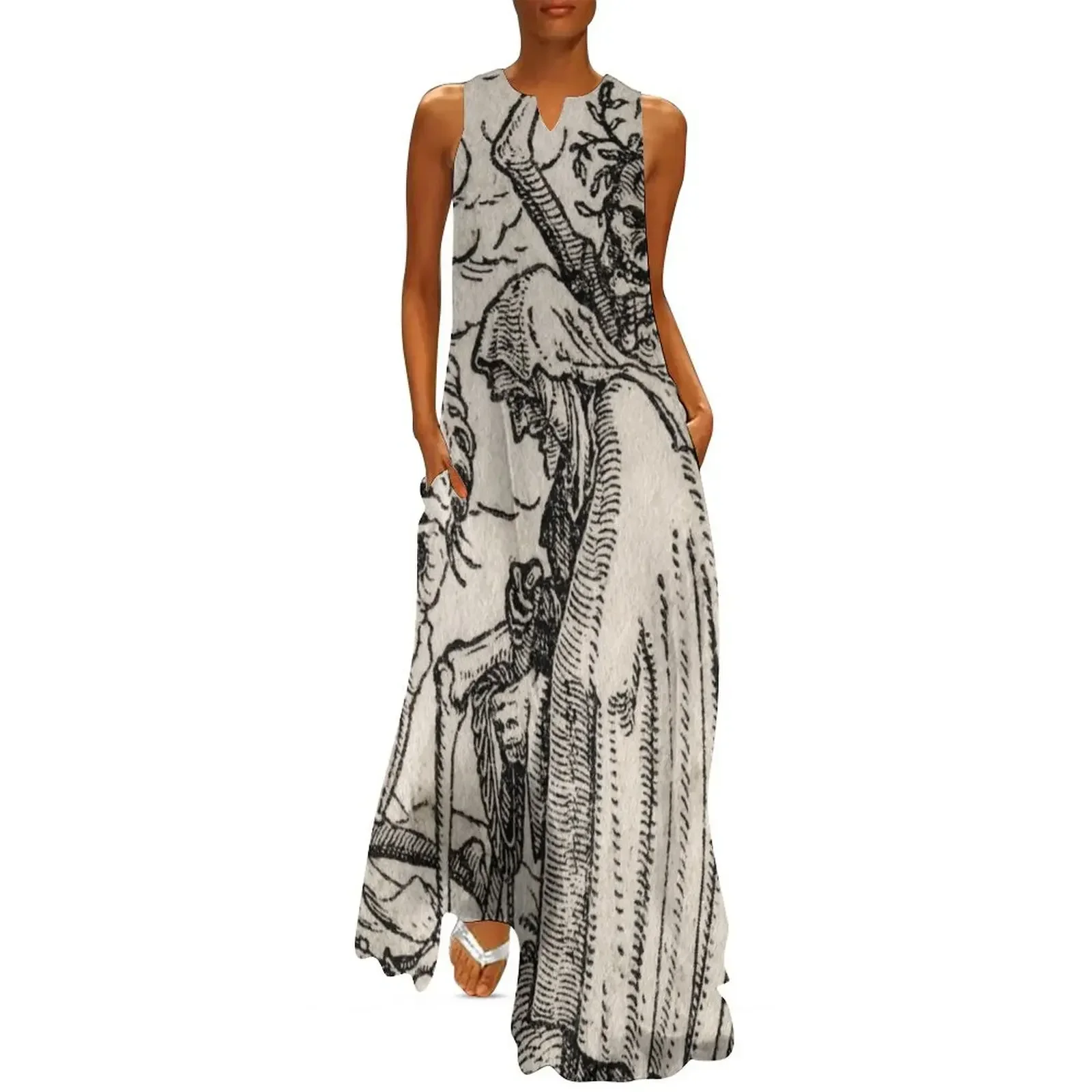 

Hans Holbein - Danse macabre Long Dress Elegant gowns Bride dresses summer dresses birthday dresses for women Dress