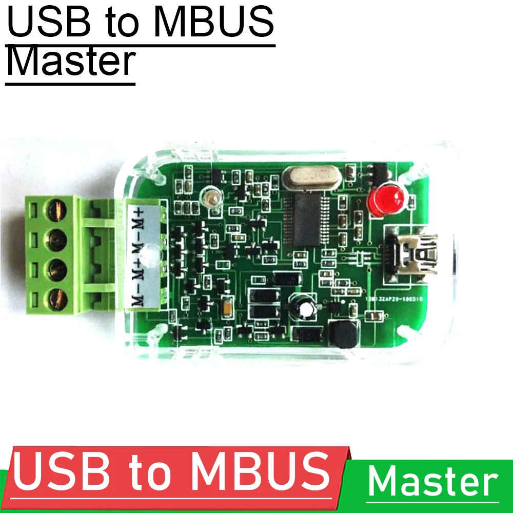 USB to MBUS Master Converter Communication debugging Module FOR MBUS Smart energy water meter /gas / Home Control /meter reading