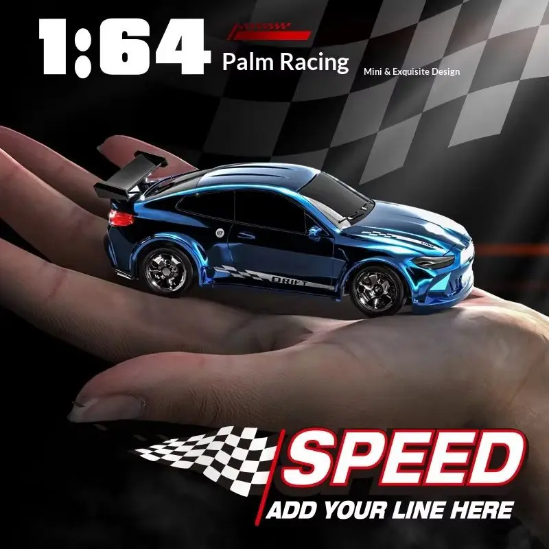 New KF20 Series Remote Control Car 1:64 Full Scale Mini Desktop 2.4g Entry-Level Four-Wheel Drive Drift Car Remote Control Car