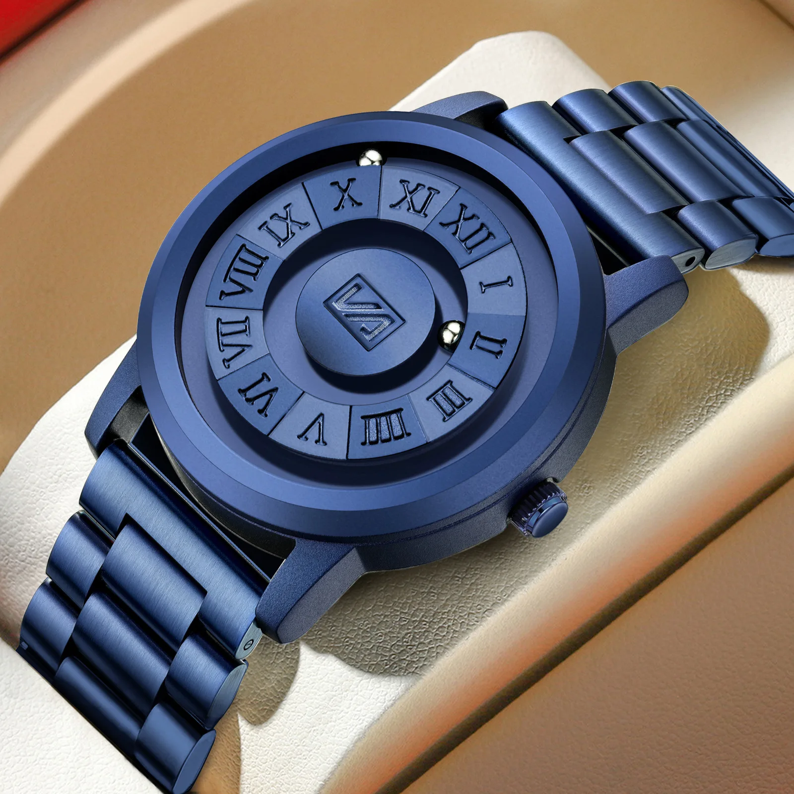 ساعة كاجوال كلاسيكية للرجال من الفولاذ المقاوم للصدأ رياضية مقاومة للماء ساعات رجالية كوارتز عرض ساعة Relogio Masculino