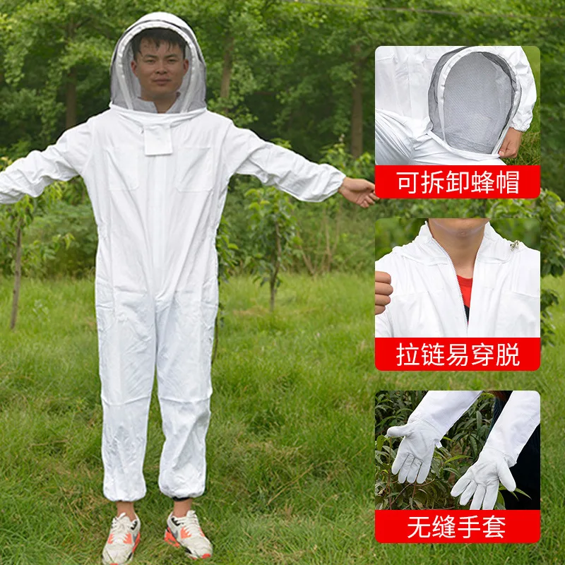 Beekeeping protective clothing one-piece beekeeping clothing beekeeping  hornet thickened bee-proof