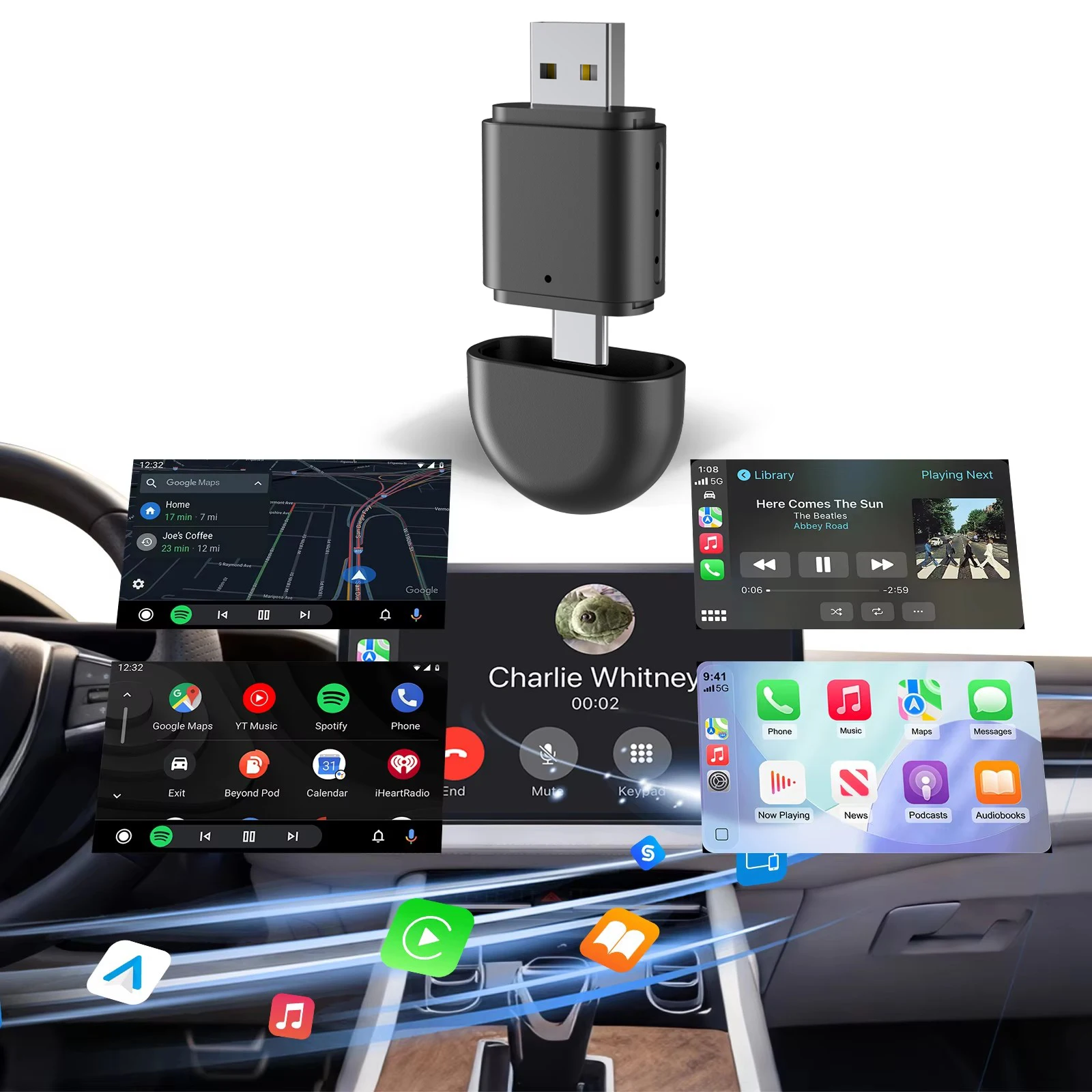 2In1 Usb/Type-C Dua…