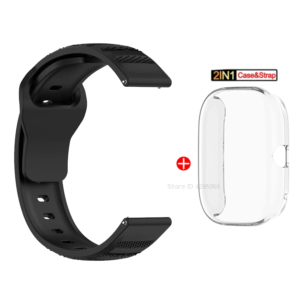 TPU Case Cover For For Amazfit GTS 4 Mini Smart Watch Sport Strap Silicone Wristband for Amazfit GTS 4 mini Bracelet Accessories