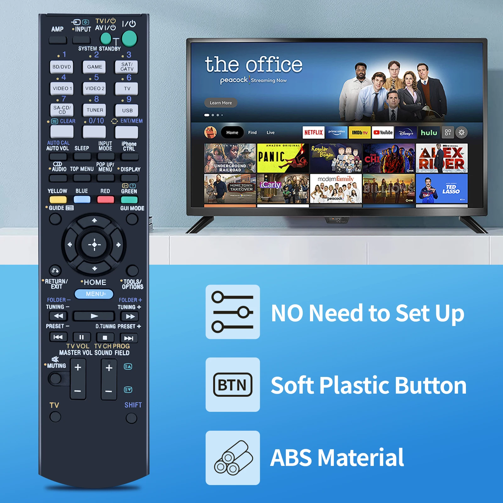 NEW RM-AAU107 Remote Control For SONY AV system STR-DH830 STR-DH730 STR-KS370