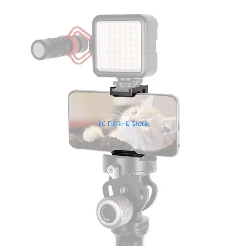 핫 슈즈 ARCA 포트 휴대폰 스탠드 홀더가있는 G8TA 스마트 폰 삼각대 어댑터