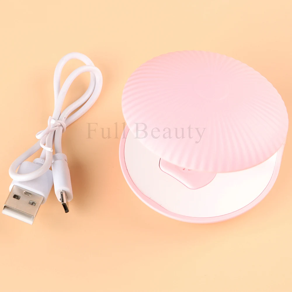 UV LED Lamp For Nails Cordless Rechargeable Shell Shape Nail Lamp Dryer Curing Gel Polish Portable Cabin Manicure Machine GLBK-D