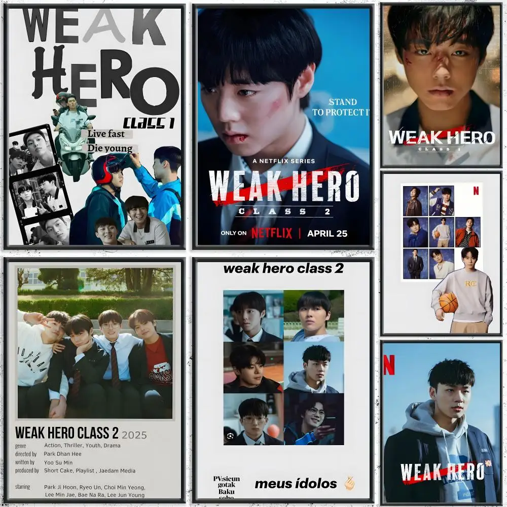 Trending TV Series Weak Hero Class 2 Poster HD Self-Adhesive No Residue After Removal Ideal for All Kinds of Wall Decor