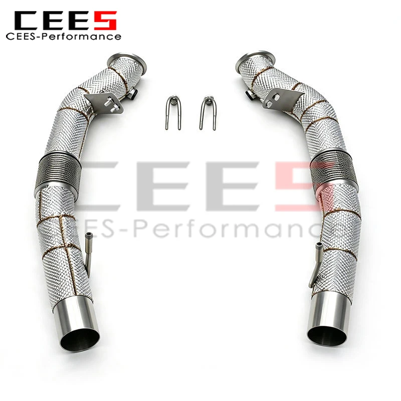 CEES Exhaust Downpipe for Maserati Gran Turismo/GT 3.0T 2025+ Racing Stainless Steel Free Flow Pipe with OPF