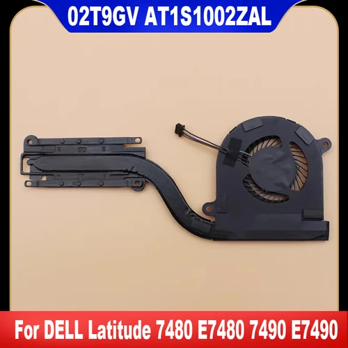 Imagen 1 del producto 02T9GV nuevo Original para DELL Latitude 7480 E7480 7490 E7490 ventilador de refrigeración para portátil ventilador disipador de calor CN-02T9GV 2T9GV AT1S1002ZAL