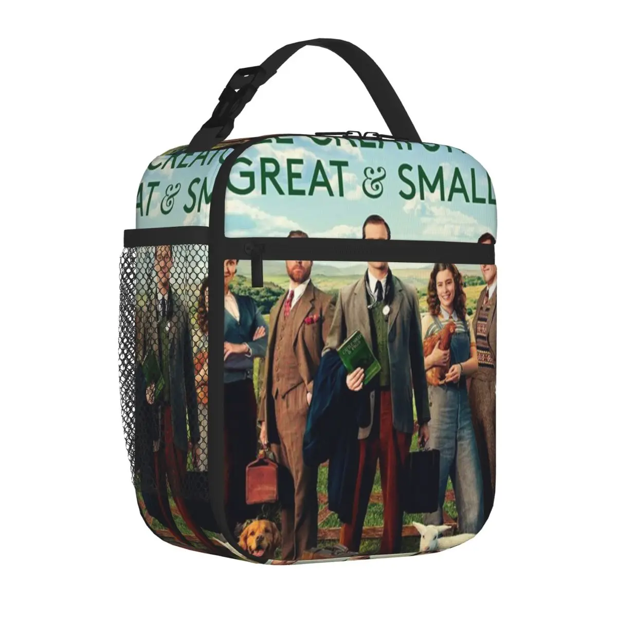 Bestselling All Creatures Great And Small Vintage Light Luxury Thermal Food Carrier Office Lunch Insulated Snack Tote