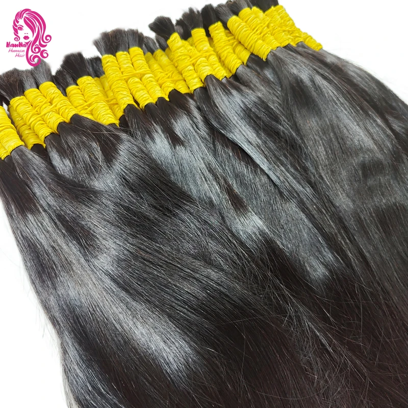 Vietnamese Original Human Hair Bulk For Braiding Mega Hair No Weft Human Braiding Hair Natural Bulk Hair Extensions