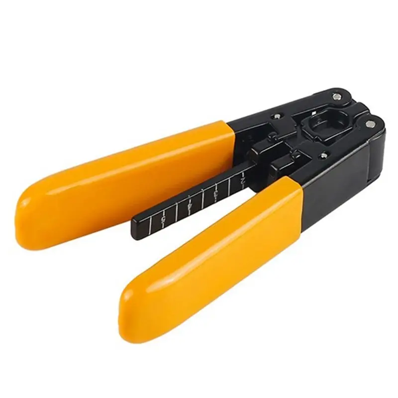 N08R Optical Fiber Stripper Practical Cable, Optical Fiber Test Equipment, Optical Cable Stripper, Stripper Yellow Yellow