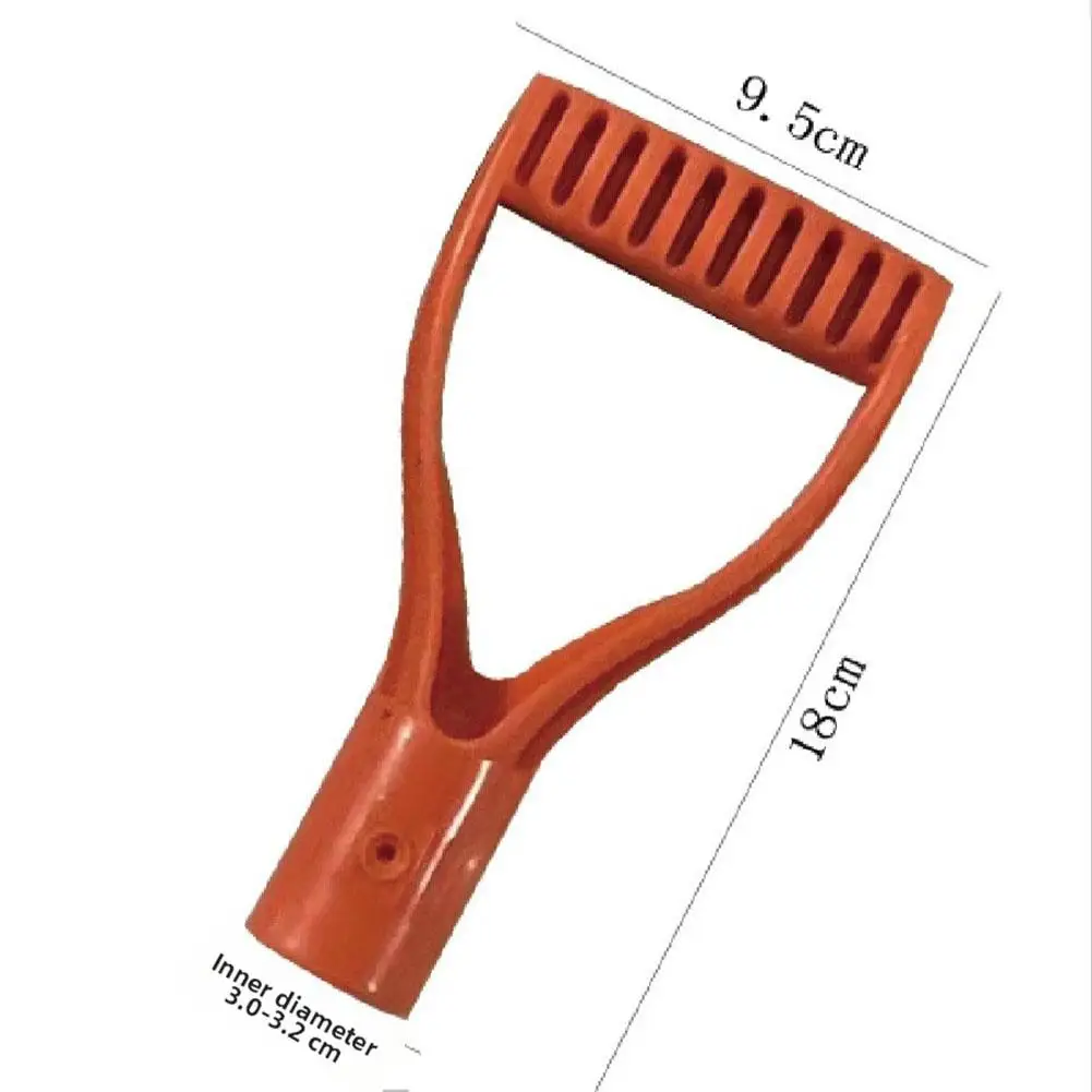 2 Pcs Ergonomic D Grip Plastic Handle For Shovel for spade Rake Snow Scoop Digging Tool Replacement Garden Yard Accessory