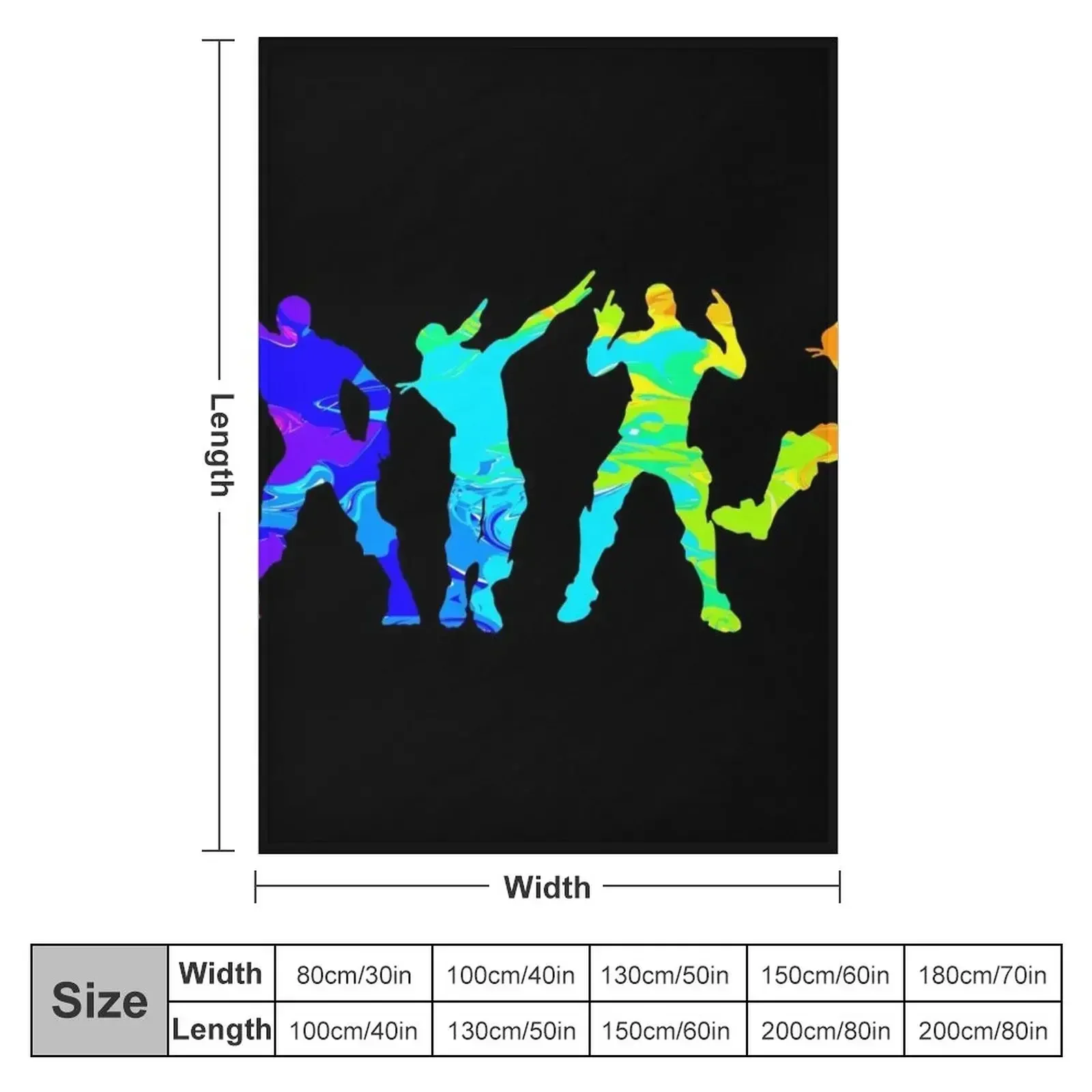 Battle Royale Dance of Victory Throw Blanket Warm Soft Beautifuls Thin anime Hair Blankets