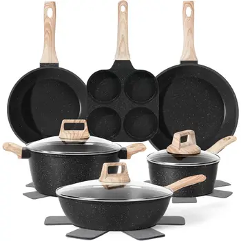 12 best sales Conjunto de utensílios de cozinha em granito - №4