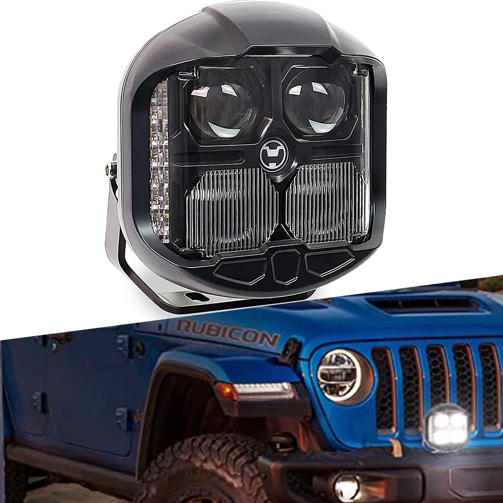 

1 Pcs LED Side Shooter LED Light Combo Beam with Solid Strobe Function Off Road LED Work Light for SUV