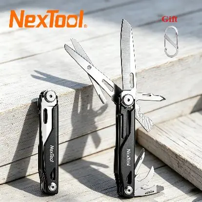 NexTool Knight Multi-tool 12 In 1 Pocket Knife Multi-Functional Knife Outdoor Folding Tool Mini Portable Scissors