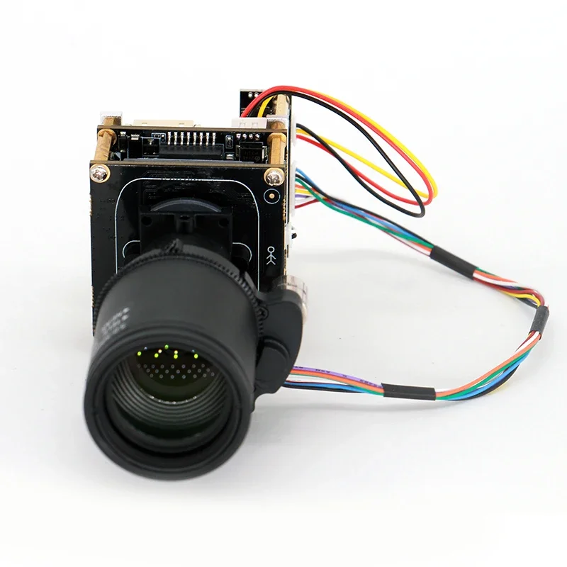 New 5-50mm 10X Motorized Zoom Lens 2MP IMX462 HDR IP Camera Module High Dynamic Range Camera Hi3516DV500 PCB Board SIP-K462D5-05