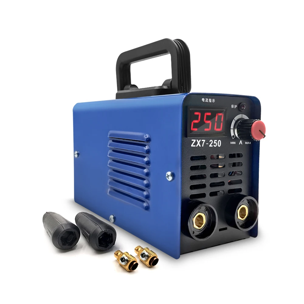 

ZX7-250 Portable Mini Arc Welding Machine Handheld DC 220V 20A-200A Pure Copper IGBT Inverter Welding Machine Electric Tools