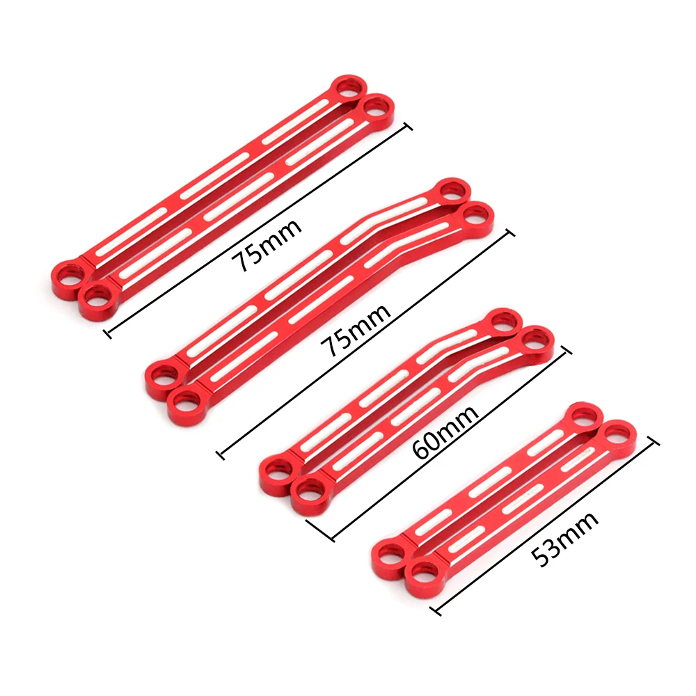 Zestaw pręt łączący ze stopu metali zestaw podwyższony dla Traxxas TRX4M Bronco Defender 1/18 zdalnie sterowany samochód gąsienicowy Model części