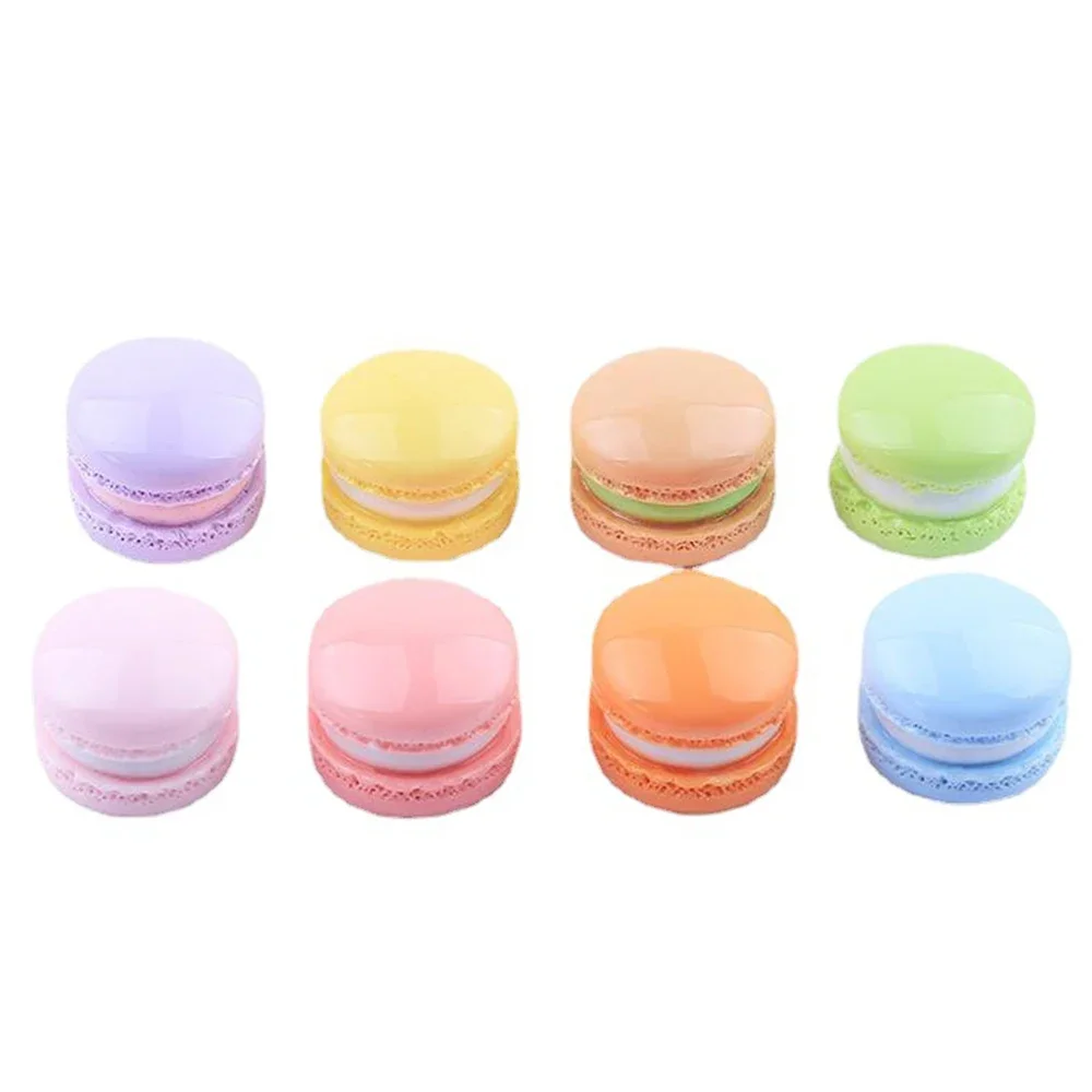 5PCS Shiny Layer Cake Series Resin Flat Back Cabochons For Hairpin Scrapbooking DIY Jewelry Craft Decoration Accessories